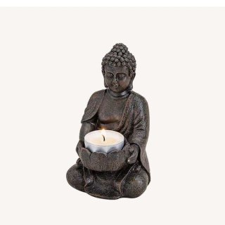 Buddha mit Teelichthalter